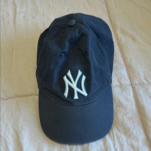 New York Yankees Navy Baseball Cap with White Logo